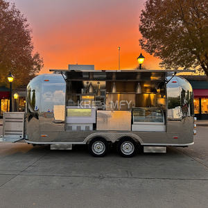 2025 New Style Street For Sale Ice Cream Hot Dog <b>Cart</b> Fast Concession Trailer Food Truck - Product Image 6