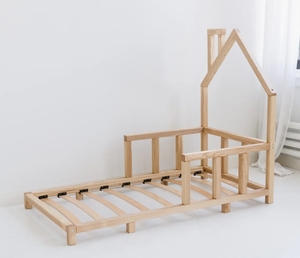 Lit de luxe en bois pour enfants avec table et étagère-Design moderne fabriqué à la main pour chambre, cuisine et salon - Product Image 4