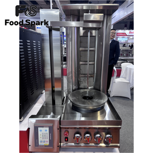 Meilleur prix pour une machine à <span class=keywords><strong>kebab</strong></span> automatique à 4 brûleurs avec rotation / machine à shawarma au gaz, grill pour hôtel, machine à <span class=keywords><strong>snack</strong></span>, machine pour la restauration - Product Image 5