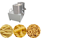 Macaroni/spaghetti à vis unique industriel de tuyau droit faisant la machine d'extrudeuse chaîne de production automatique de pâtes