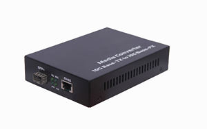 Conversor ótico dos meios do conector ótico Singlemode da fibra 1310nm 1550nm 10/100M 20km RJ45 SC do conversor dos meios - Product Image 3