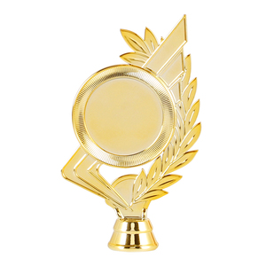 Componentes de trofeos y piezas de trofeos de recuerdo de plástico de anillo de oro genérico para torneo HP28 - Product Image 1