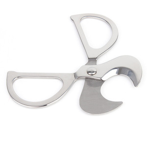 Ciseaux à cigares JOFI en acier inoxydable, or et argent, forme ronde, durables, style simple, outils de coupe de cigares manuels - Product Image 5