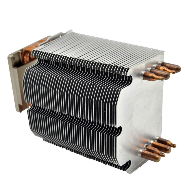 LED Light Radiator  Photography Light Fin Radiator Aluminum Multi Copper Tube Heatsink
