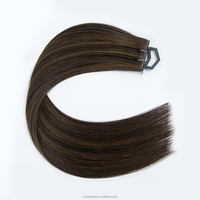 Extensions de cheveux naturels Remy soyeux et doux en trame papillon, faciles à clipser, longues, pour usage DIY et professionnel en salon