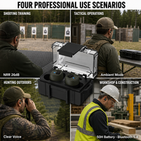 Écouteurs de tir professionnels NRR 26dB, protection auditive certifiée, écouteurs tactiques Bluetooth TWS pour le tir sur cible et la chasse