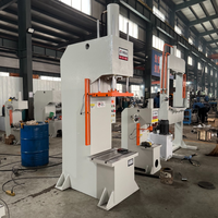 Presse hydraulique monoplace de type C Boreino 20 tonnes avec système servo-moteur PLC pour le pressage et le façonnage de composants