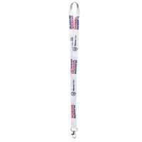 Fabricant de lanière en polyester porte-badge d'identification par sublimation personnalisée avec corde de cou sérigraphiée et accessoire à crochet