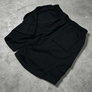 Shorts de survêtement pour homme, couleur unie, cordon de serrage à la taille, style décontracté, avec poches - Product Image 5