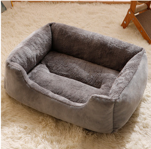 <strong>Luxury</strong> Four Seasons Rectangle Shape <strong>Dog</strong> <strong>Bed</strong> Modern Fashion Pet Cage Nest Mat for Cats Winter Warmth Summer Cooling Furry Friends - Product Image 4