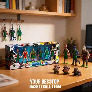 Figura <span class=keywords><strong>de</strong></span> Personaje <span class=keywords><strong>de</strong></span> Dibujos Animados <span class=keywords><strong>de</strong></span> la Película Miracle Dream Team GOAT, Modelo <span class=keywords><strong>de</strong></span> Baloncesto, Juguete Coleccionable, Decoración <span class=keywords><strong>de</strong></span> Escritorio, Caja Sorpresa - Product Image 5