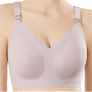 Soutien-gorge d'allaitement ouvert sur le devant sans couture pour femmes enceintes soutien-gorge d'allaitement anti-affaissement pour bébés avec <span class=keywords><strong>de</strong></span> grands bustes pratique - Product Image 1