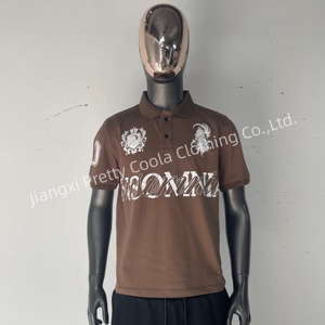 MO704 T-shirt décontracté en maille respirante à coupe classique pour homme, manches courtes, avec logo imprimé, personnalisable, haute qualité, pour le golf - Product Image 3