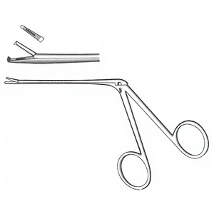   Pinzas para Polipos de Oído con Eje de 14 cm (5-1/2 Pulgadas) y 1:2 Dientes, Instrumento Quirúrgico ORL de Acero Inoxidable para Polipos de Oído - Product Image 1