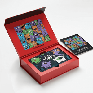 Biểu Tượng Tùy Chỉnh Giấy Từ Thẻ Boong Trò Chơi Cứng Nhắc Hộp Có Thể Tái Chế Hội Đồng Quản Trị Trò Chơi Thẻ Chơi Quà Tặng Bao Bì Hộp - Product Image 1