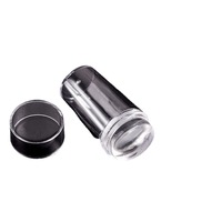 Vente en gros de joint en silicone pour Nail Art impression joint de transfert style bord blanc avec grattoir couvercle ensemble d'outils estampage ongles français