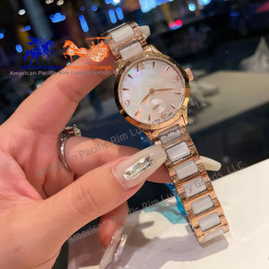 Montre de luxe pour homme Longnes, marque haut de gamme, mouvement à quartz japonais Ronda, acier inoxydable de haute qualité, logo personnalisé, style business, bracelet en cuir - Product Image 2