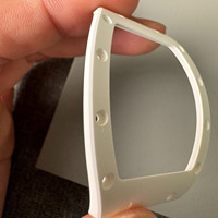 Boîtier de montre haut de gamme personnalisé serti de diamants, boîtier NTPT 3501, boîtier de montre en fibre de carbone serti de diamants