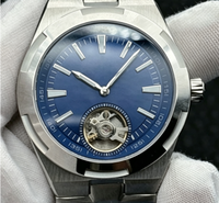 Montre-bracelet mécanique pour hommes, décontractée, quotidienne, boîtier en or rose, cadran blanc, bracelet en acier inoxydable