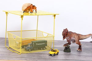 Trở lại trường học văn phòng đơn giản gấp Locker Kệ dây kim loại tổ chức với chân có thể tháo rời - Product Image 6