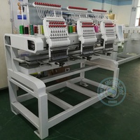 Nouvelle machine à broder informatisée à 3 têtes Disen, haute vitesse, de qualité supérieure, pour casquettes et T-shirts, usage domestique, avec moteur intégré