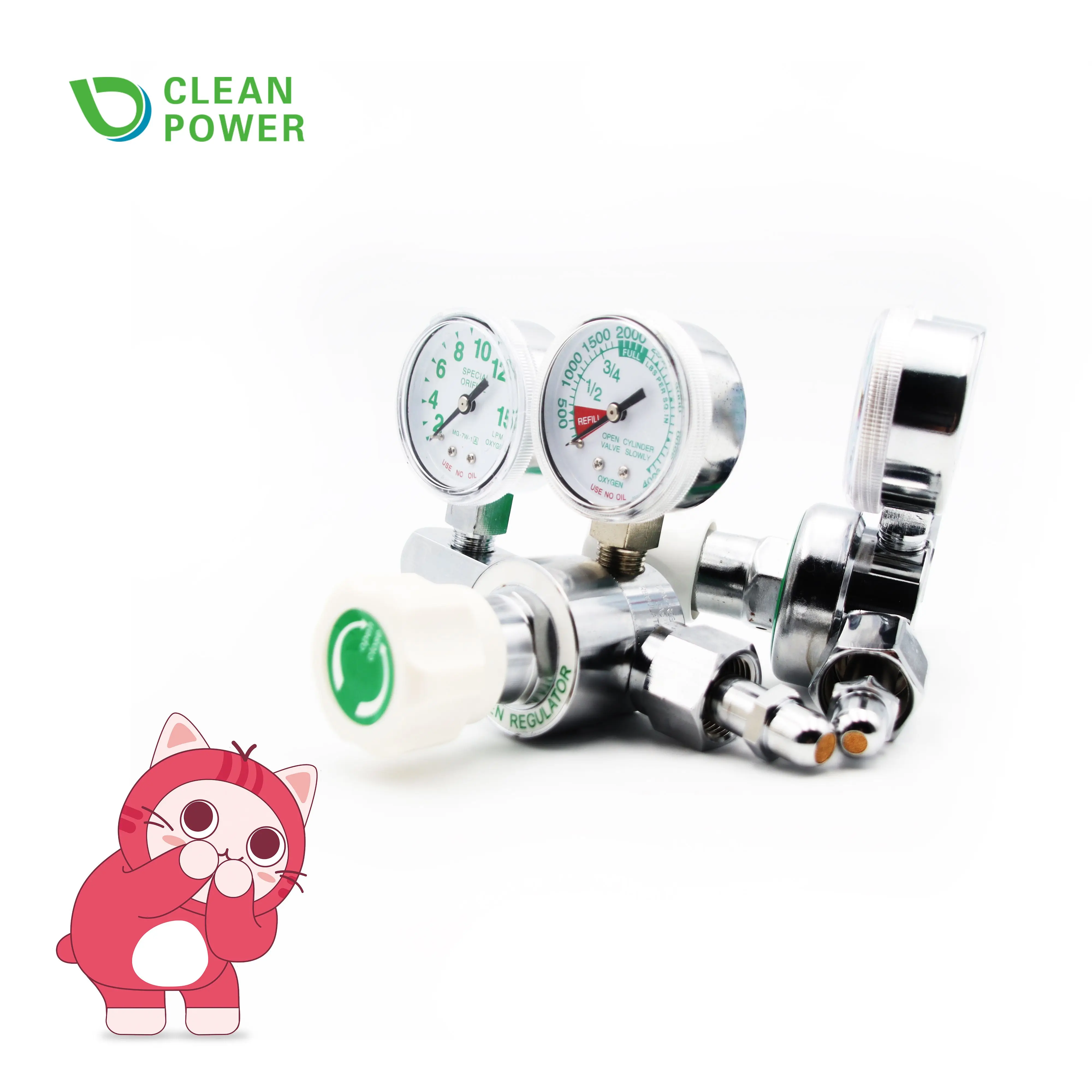 oxygen regulator psi 4000 with cup Produced by copper oxygen regulator for oxygen cylinder use