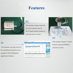 Macchina Universale a Doppia Colonna per <span class=keywords><strong>Test</strong></span> Integrati di Trazione, Compressione e Flessione di Campioni - Product Image 6