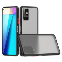 For — coque arrière pour Infinix Note 8i X683, étui de téléphone portable de luxe en Silicone mat dépoli, TPU bord