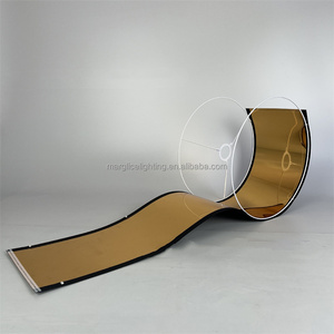 Nero (esterno) + oro (interno) tessuto in PVC <span class=keywords><strong>paralume</strong></span> pieghevole KD D15/25/30/35/40cm <span class=keywords><strong>paralume</strong></span> in tessuto creativo E27/E26/<span class=keywords><strong>E14</strong></span> - Product Image 5