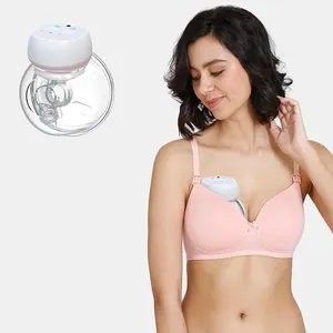 Sıcak satış akıllı Handsfree Mini kablosuz giyilebilir elektrikli göğüs pompası