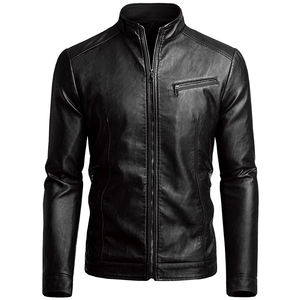 Chaqueta de Cuero de Alta Calidad, Estilo Premium, Mejores Precios, Buen Fabricante, Marca Privada, para Hombre, Ropa de Invierno para Exteriores, Chaqueta Elegante - Product Image 1