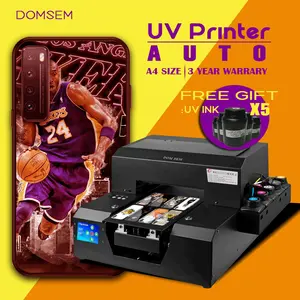 Imprimante de cartes PVC automatique à jet d'encre UV A4, 2880dpi, avec tête d'impression EPSN, impression numérique, impression par sublimation