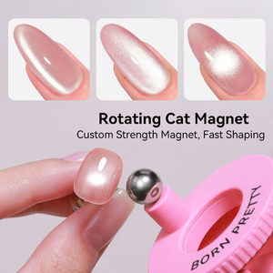 BORN PRETTY Outil de Nail Art Magnétique Automatique Effet Œil de Chat, Contrôle Flexible, Facile à Utiliser, Aimant Rotatif pour Effet Œil de Chat, Idéal pour Débutants en Nail Art - Product Image 2