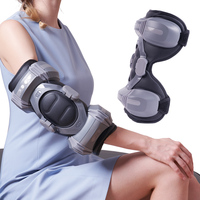 Masseur électrique thermique pour le genou et la jambe avec photothérapie infrarouge, cycle de 15 minutes pour soulager les douleurs articulaires
