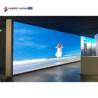 Mur vidéo LED micro intérieur P0.78mm à pas fin 16:9, écran publicitaire couleur intégrale