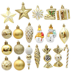 Décorations de Noël de haute qualité Boules de décoration bon marché Ensembles de décoration d'arbre de Noël Boules de Noël de taille personnalisée - Product Image 5