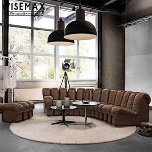 WISEMAX-muebles creativos para el hogar, sofá modular moderno DE diseño europeo combinado DE cuero, con llave DE piano DE serpiente - Product Image 2