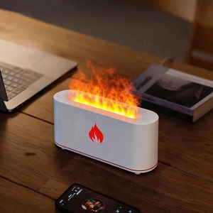 <strong>Mini</strong> Flame Visual <strong>Diffuser</strong> <strong>LED</strong> Dynamic Fire Effect Essential Oil Vaporizer with Humidifying Function Aromatherapy Machine - Product Image 2