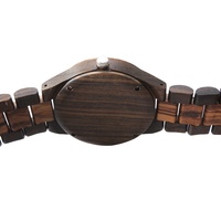 TJW Montre cadeau classique de luxe pour homme Mouvement à quartz en bois naturel Style business ou pièce de monnaie à la mode