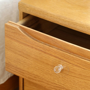 Furniture Handle And Knob Round Pvc Cabinet Drawer Door Easy Installation Minimalist Design - Product Image 3