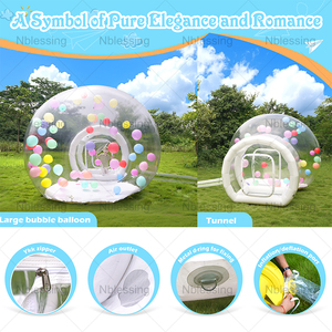 Carpa Inflable de Grado Comercial, Lona de PVC Transparente, Domo con Bomba de Aire, Casa Inflable - Product Image 5