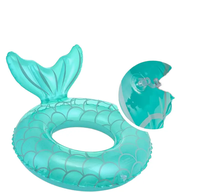 Bouée de natation sirène gonflable en PVC, tailles 70cm 90cm 110cm, flotteur géant pour piscine pour adultes, jouet aquatique d'été pour la plage