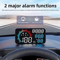WiiYii G11 5 Zoll Universal HUD GPS-Kopf anzeige Tachometer Kilometer zähler LED-Bildschirm Über drehzahl Ermüdung Fahr alarm Inklusive Uhr