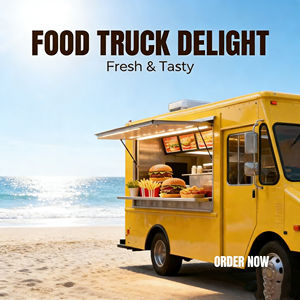 Camion de restauration rapide économique et économe en énergie en acier inoxydable pour l'extérieur, grand espace, avec fenêtres, cuisine mobile, remorque - Product Image 6