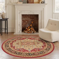 Tapis en polyester doux imprimé, 5 mm, avec envers antidérapant en TPR, facile à nettoyer, pliable, pour salon, chambre, entrée, couloir, en PET