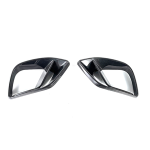 Kit de carrocería GT63 de fibra de carbono seco <span class=keywords><strong>Mercedes</strong></span> <span class=keywords><strong>GT</strong></span> clase X290 estilo B labio delantero difusor trasero cubierta de luz antiniebla escape-capó de parachoques de carbono - Product Image 5