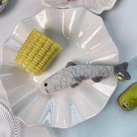 Porte-clés en peluche sardine mignonne, poupée en peluche poisson Kawaii, pendentif de sac en peluche douce, breloque de sac à dos, cadeau pour machine à griffes