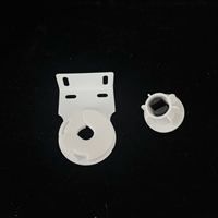Kit de mécanisme à clipser de type rouleau de 28 mm, accessoires couleur zèbre, avec embout de fixation en métal et chaîne de perles