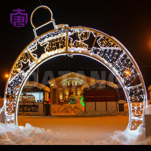 Arch Shape LED Decoration <b>Light</b> Motif <b>String</b> <b>Light</b> for Wedding & Garden Arch Display - Product Image 4