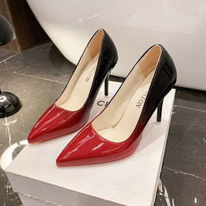 Cina vendita calda all'ingrosso <span class=keywords><strong>scarpe</strong></span> tacco alto di grandi dimensioni ufficio moderno Casual tacco alto <span class=keywords><strong>scarpe</strong></span> per le donne e le signore - Product Image 2